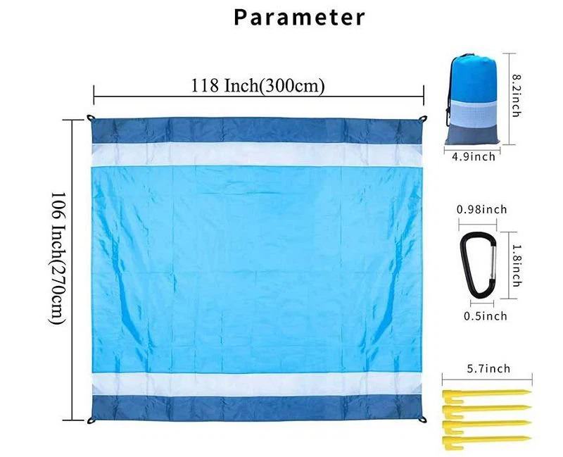 Beach Mat with Pillow