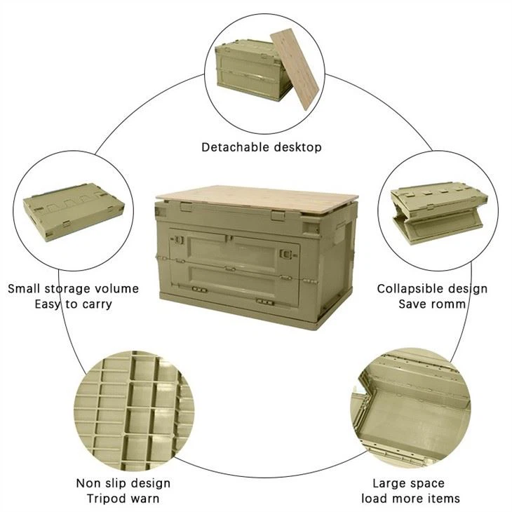 collapsible storage bins