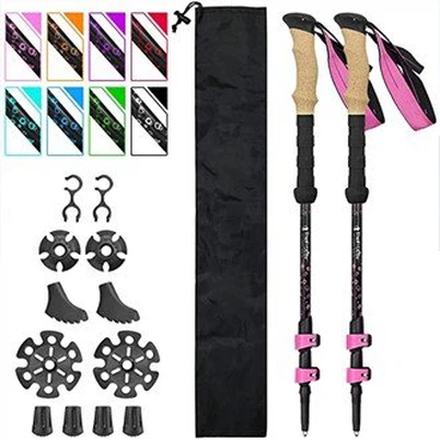 Trekking Poles Foldable Eva Cork