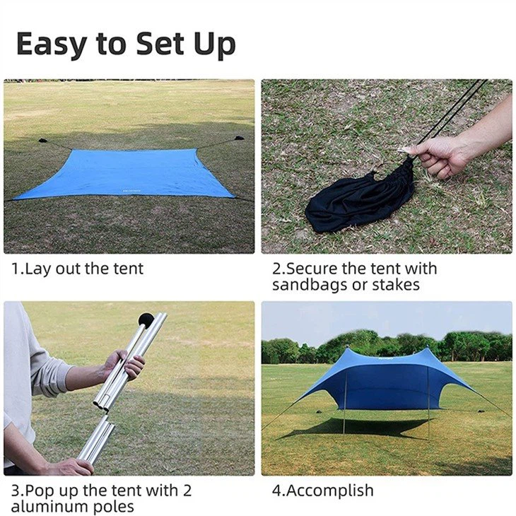 beach sun shade tent